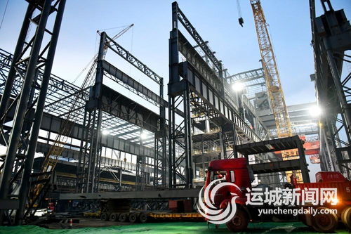 稷山縣銘福鋼鐵制品產能減量置換升級改造項目建設現(xiàn)場